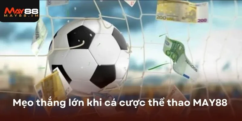 Mẹo thắng lớn khi cá cược thể thao MAY88
